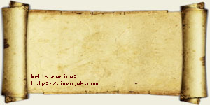 Jana Vranješ vizit kartica